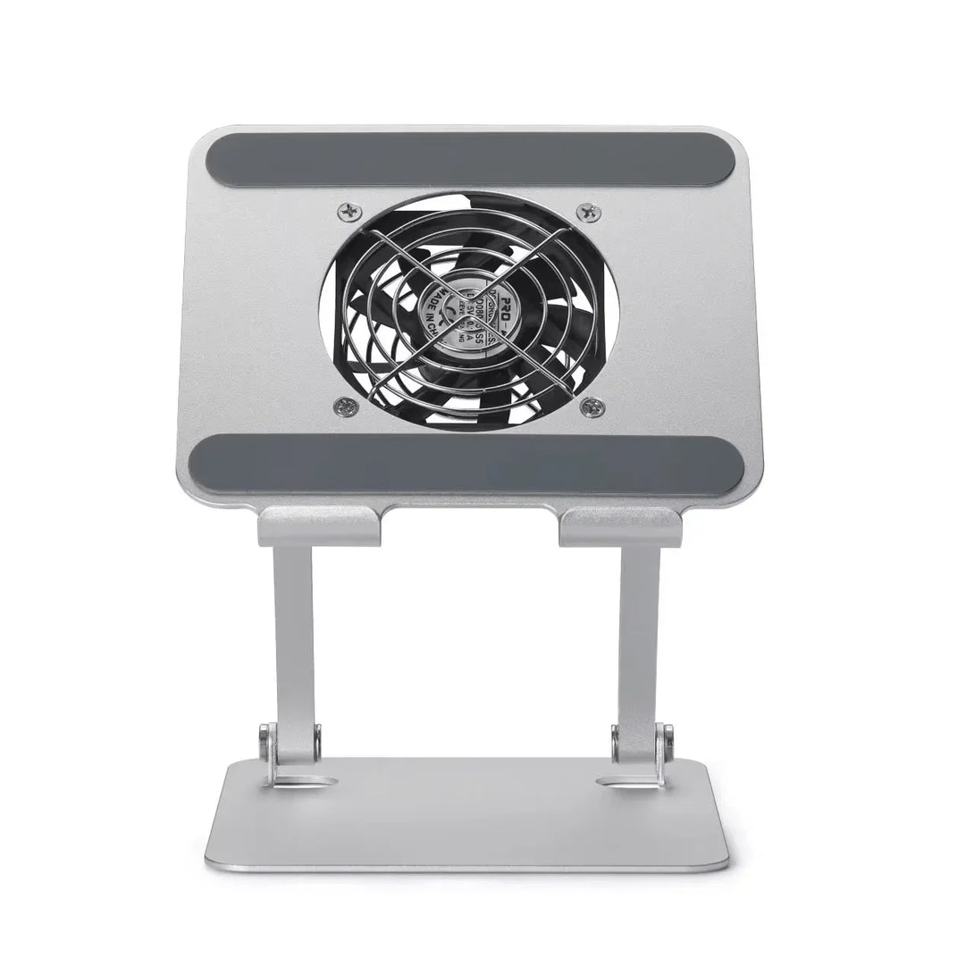 iDock Universal Aluminum Alloy Adjustable Flexible Foldable Desk Portable Tablet Stand Holder Cooling Pad for iPad - iDock Laptopstand