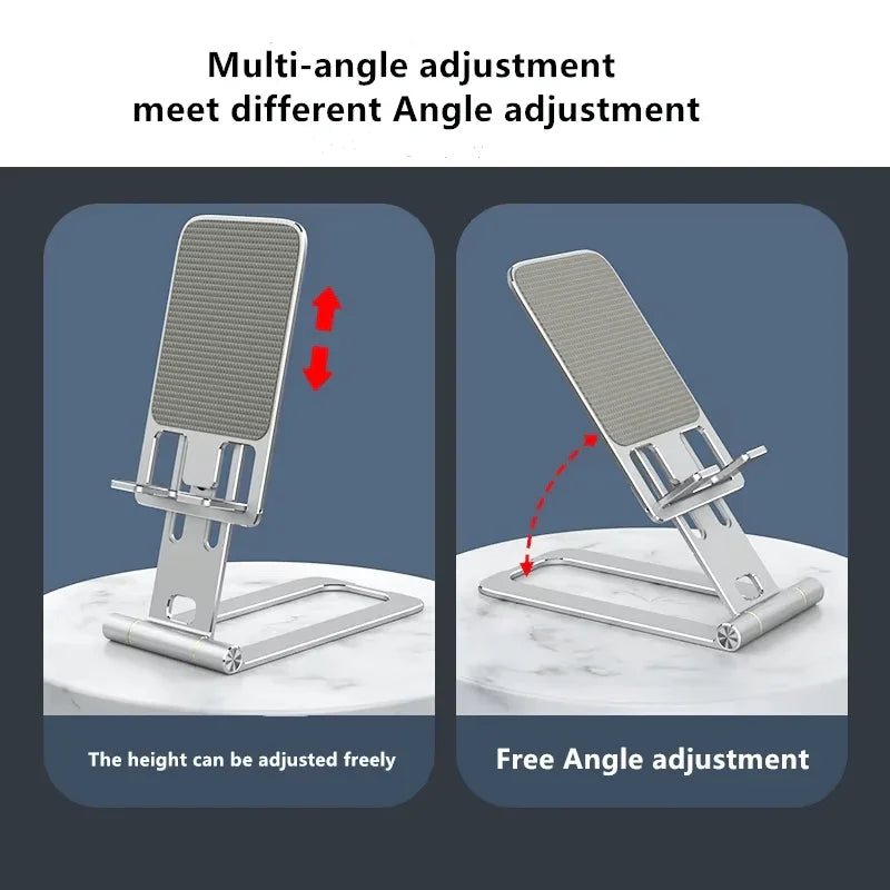 iDock Universal Aluminum Alloy Portable Folding Angle Adjustable Desk Tablet Stand Mobile Phone Holder - iDock Laptopstand