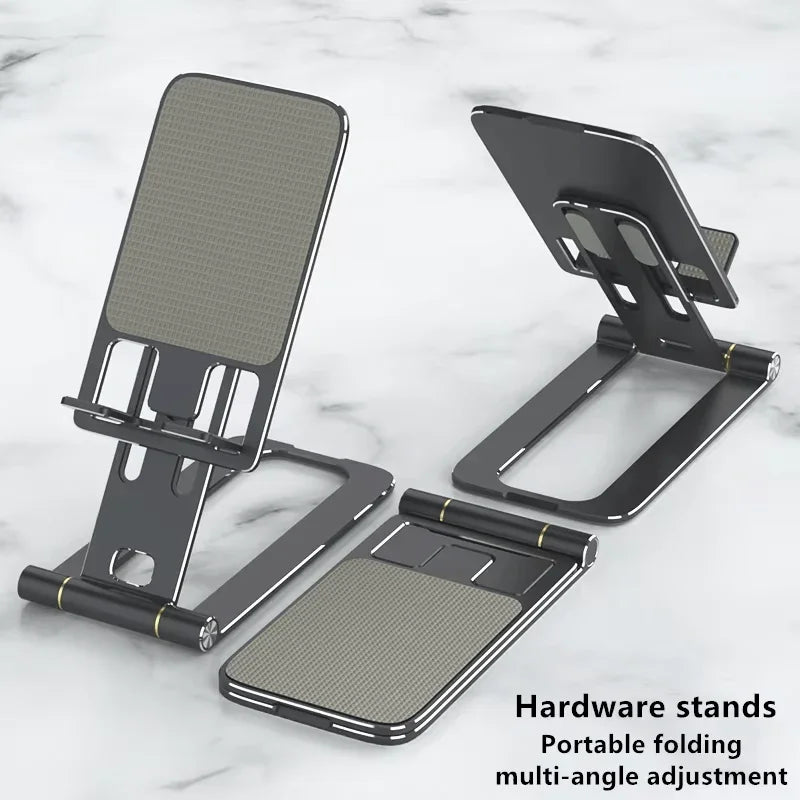 iDock Universal Aluminum Alloy Portable Folding Angle Adjustable Desk Tablet Stand Mobile Phone Holder - iDock Laptopstand