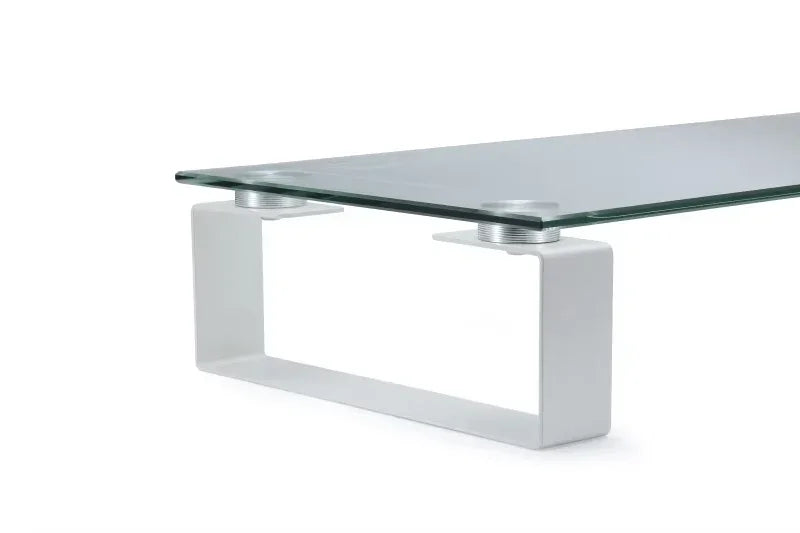 iDock Universal Desk Tempered Glass Printer TV Laptop Computer LCD Monitor Riser Stand - iDock Laptopstand