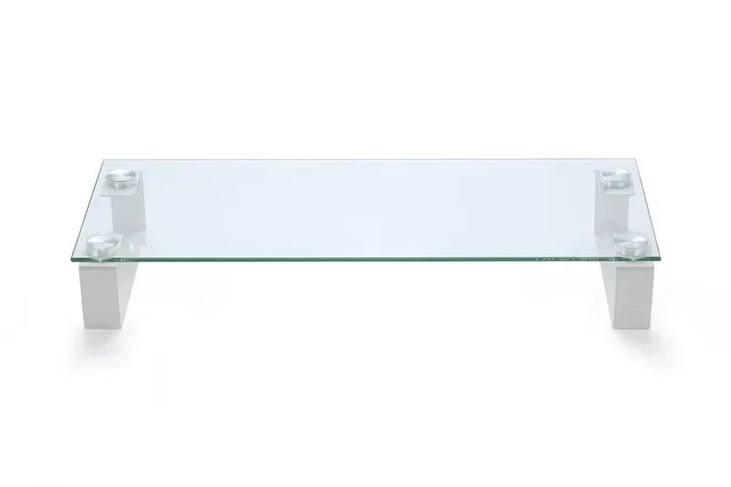 iDock Universal Desk Tempered Glass Printer TV Laptop Computer LCD Monitor Riser Stand - iDock Laptopstand