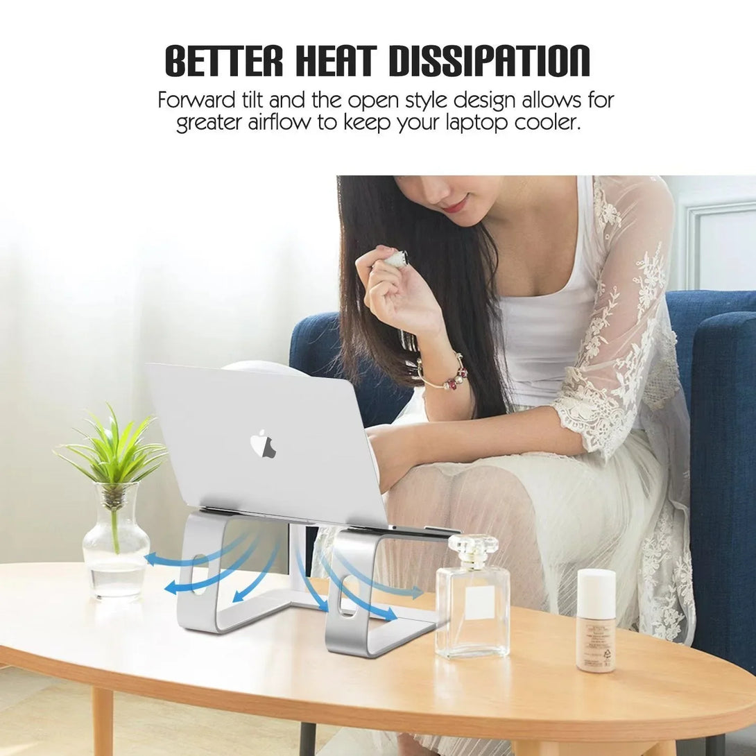 iDock Universal Ergonomic Detachable Portable Foldable Aluminum Desk Notebook Laptop Riser Stand - iDock Laptopstand