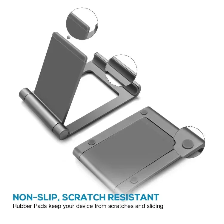 iDock Universal Foldable Flexible Mobile Phone Stand Holder 360 Rotation Cell Phone Holder - iDock Laptopstand