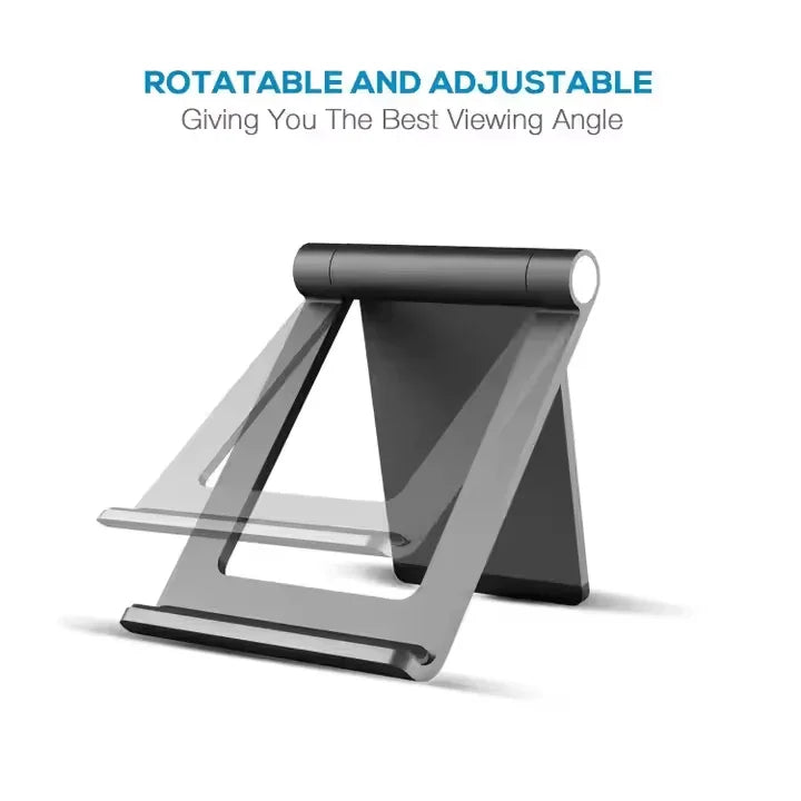 iDock Universal Foldable Flexible Mobile Phone Stand Holder 360 Rotation Cell Phone Holder - iDock Laptopstand