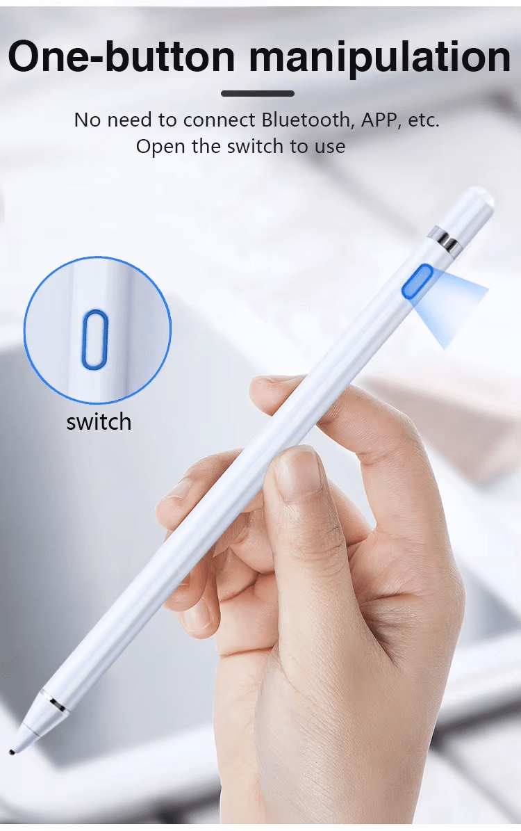 iDock Universal Magnetic Charging Touch Screen Capacity Active Stylus Pen For Phone Tablet iPad Capacity Screen Equipment - iDock Laptopstand