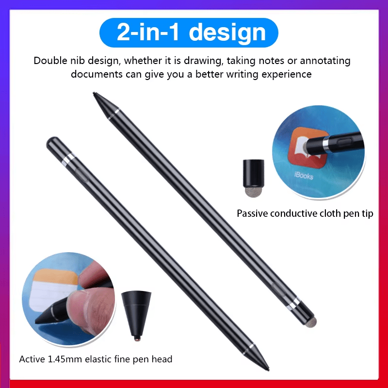 iDock Universal Magnetic Charging Touch Screen Capacity Active Stylus Pen For Phone Tablet iPad Capacity Screen Equipment - iDock Laptopstand