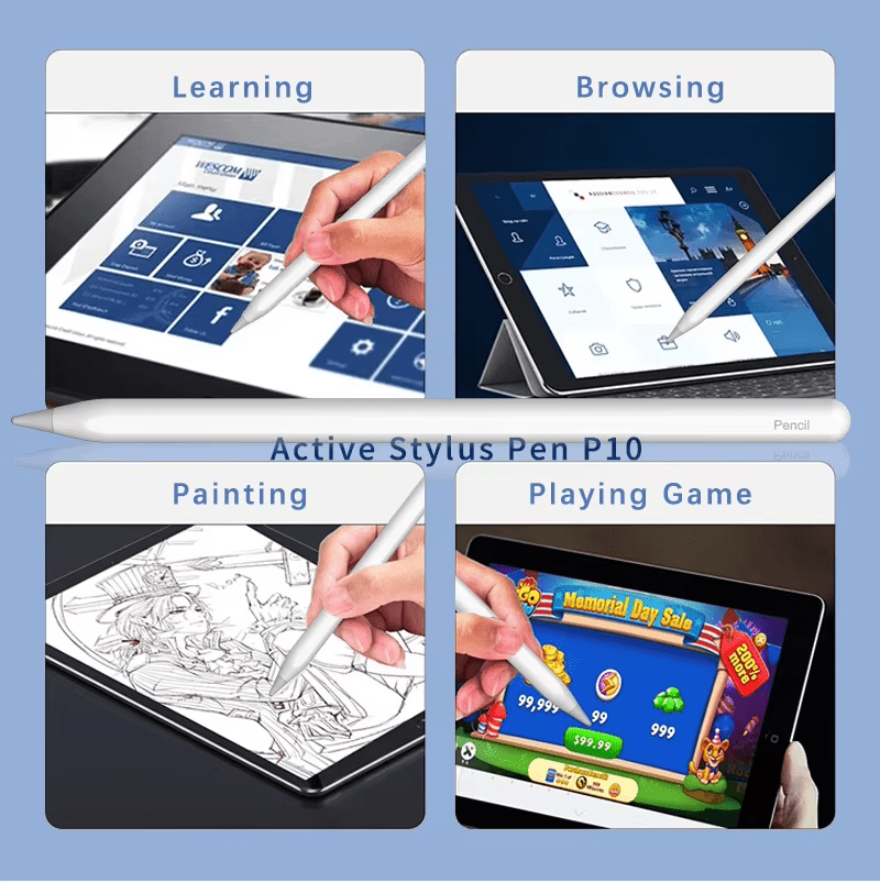 iDock Universal Magnetic Touch Active Stylus Pen for iPad Tablet - iDock Laptopstand