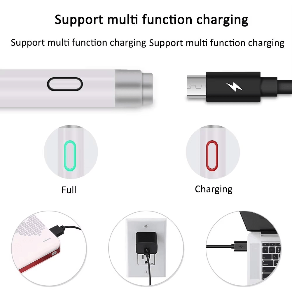 iDock Universal Metal Custom Logo USB 2 In 1 Touch Screen Capacity Active Stylus Pen For Tablet iPad Samsung Mobile Android IOS - iDock Laptopstand